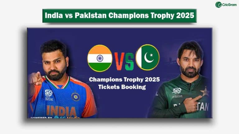 India vs Pakistan Champions Trophy 2025 Tickets Booking