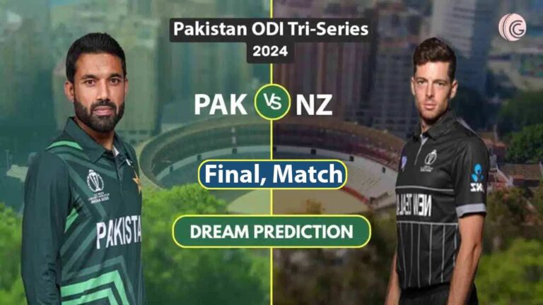 NZ vs PAK Dream 11 Team, Final Match, Pakistan ODI Tri-Series, 2025