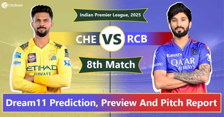 CHE vs RCB Dream 11 Team Predication, IPL 2025