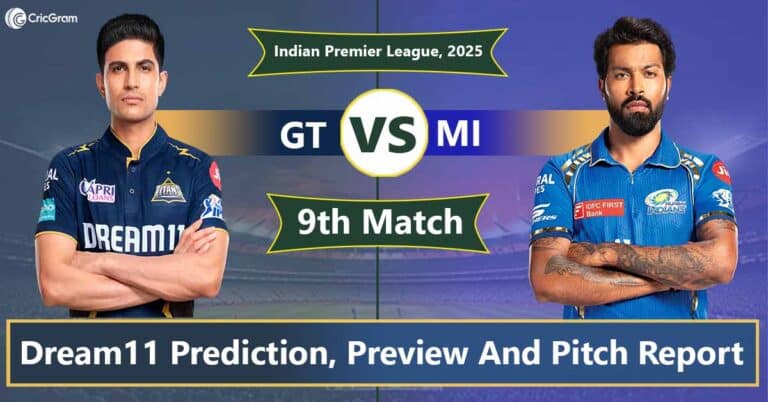 GT vs MI Dream 11 Team, IPL 2025