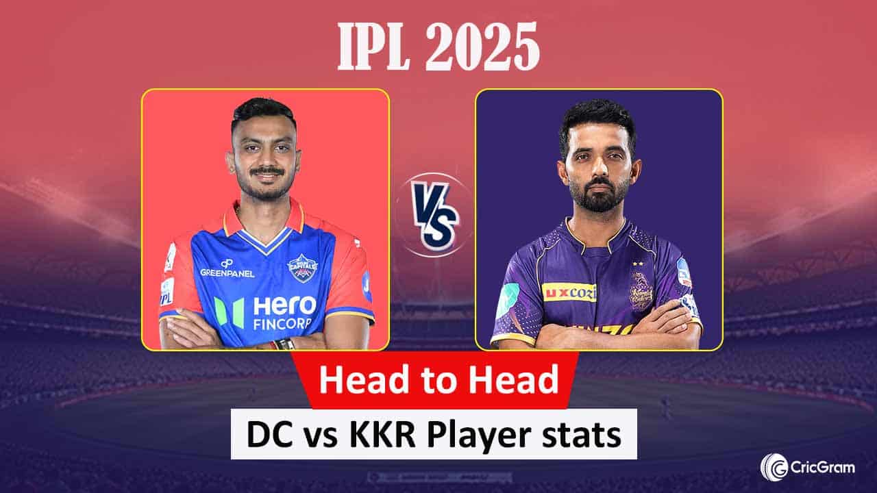 DC vs KKR Head to Head