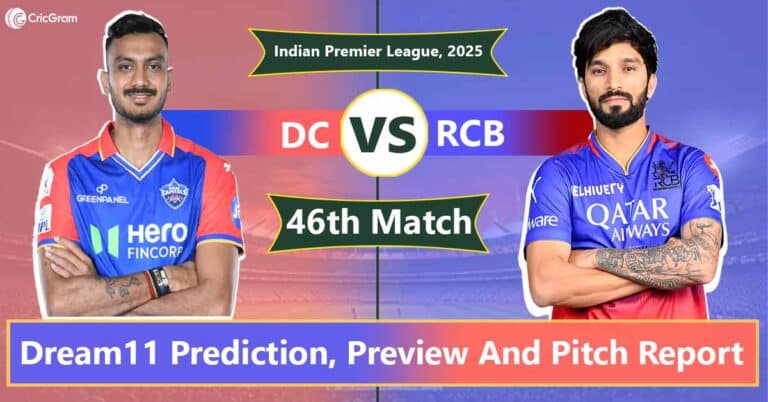DC vs RCB Dream11 Prediction, 46th Match, IPL 2025