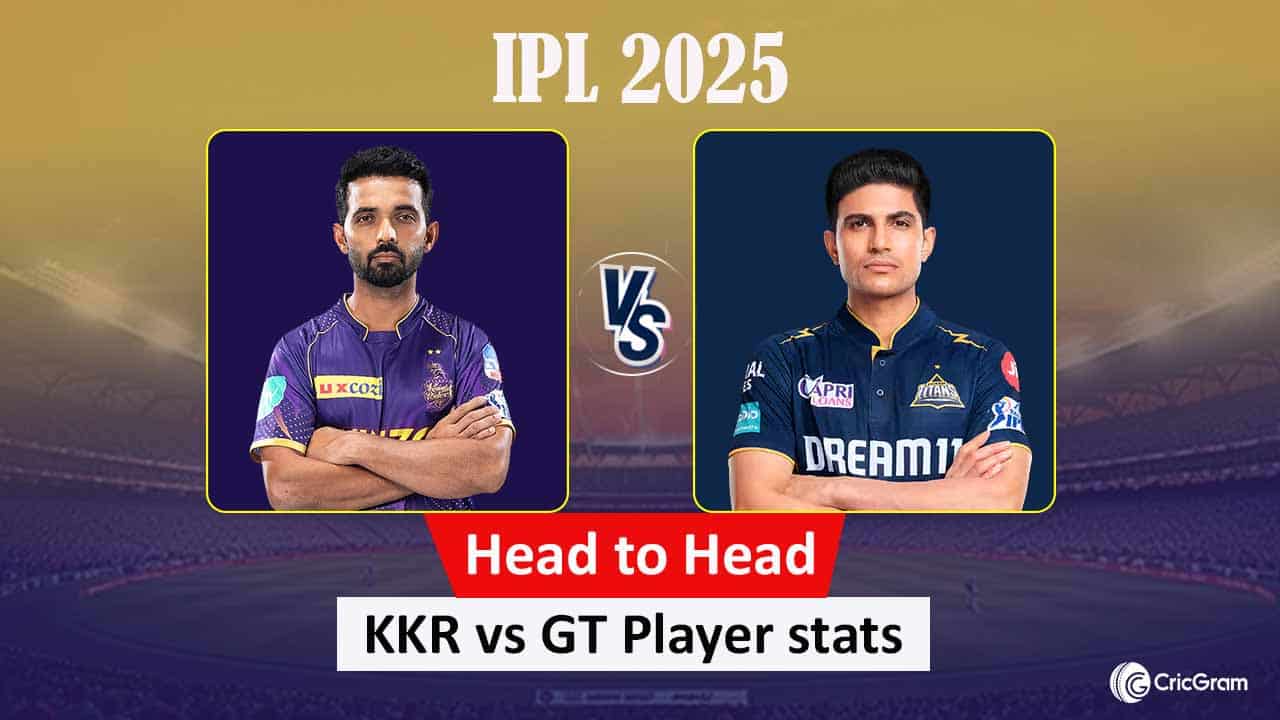 KKR vs GT Head to Head