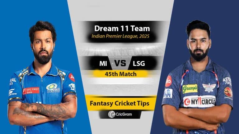 MI vs LSG Dream11 Prediction, 45th Match, IPL 2025