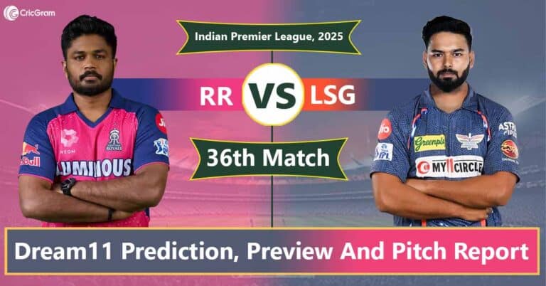 RR vs LSG Dream 11 Team Predication, 36TH Match, IPL 2025