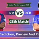RR vs RCB Dream11 Prediction, Playing 11, Fantasy Cricket Tips: 28th Match, IPL 2025
