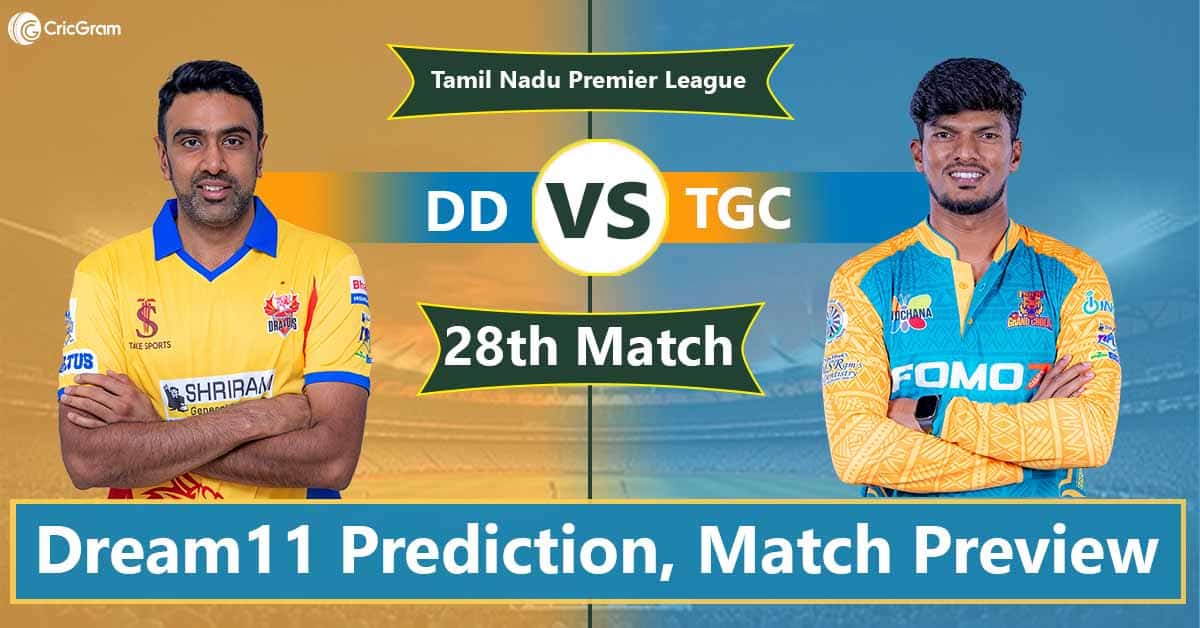DD vs TGC Dream11 Team, 28th Match TNPL 2025