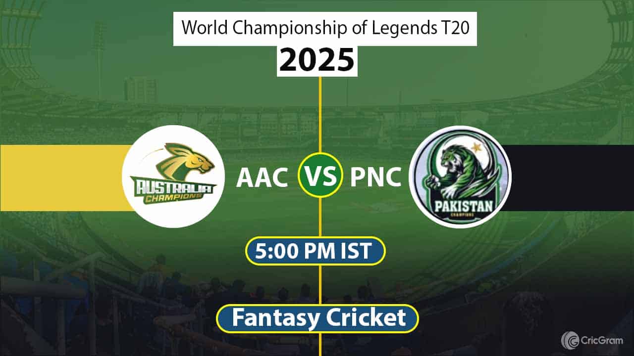 AAC vs PNC Dream 11 Team, 14th Match World Championship of Legends T20