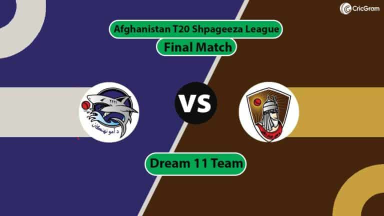 AM vs MAK Dream 11 Team, Final Match Afghanistan T20 Shpageeza Cricket League