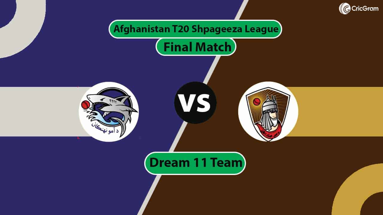 AM vs MAK Dream 11 Team, Final Match Afghanistan T20 Shpageeza Cricket League