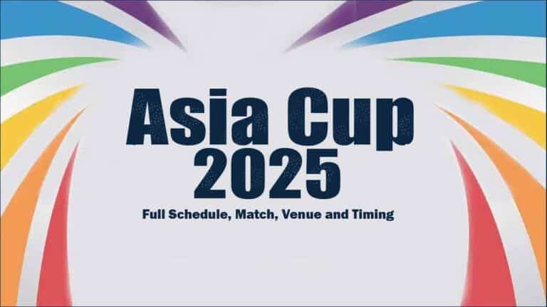 Asia Cup 2025 Full Schedule, Match, Venue and Timing