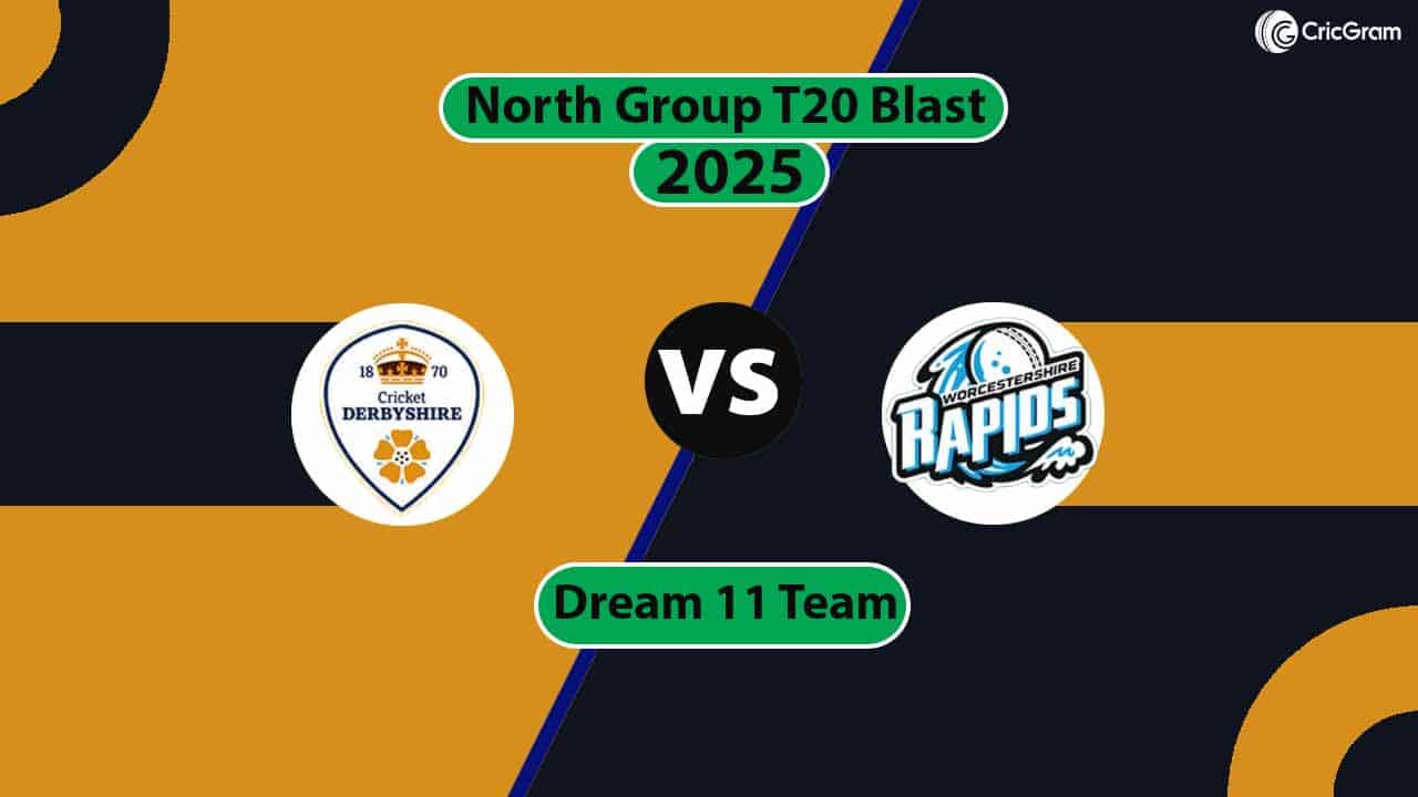 DER vs WOR Dream 11 Team, North Group T20 Blast