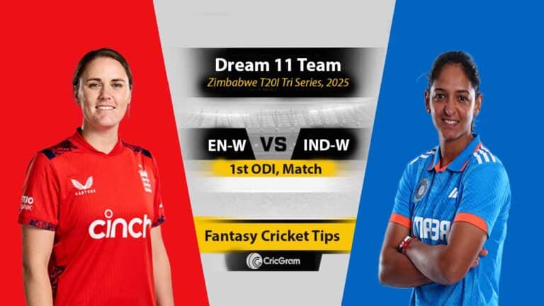 EN-W vs IN-W Dream 11 Team,1st ODI India Women tour of England