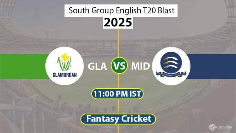 GLA vs MID Dream 11 Team, South Group English T20 Blast