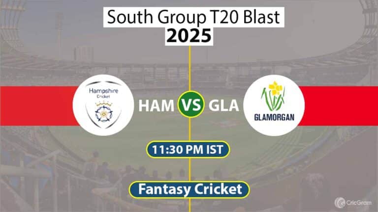 HAM VS GLA, North Group T20 Blast 2025