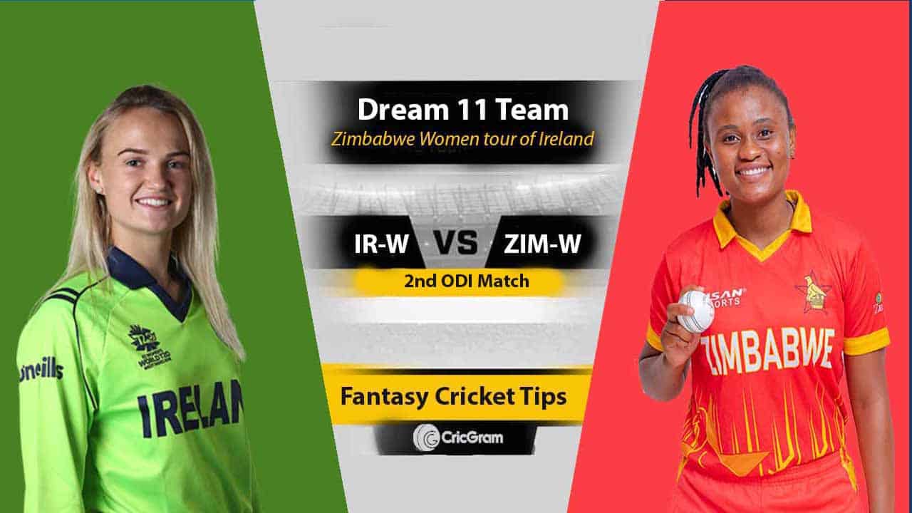IR-W vs ZM-W Dream 11 Team, 2nd ODI Zimbabwe Women's tour of Ireland