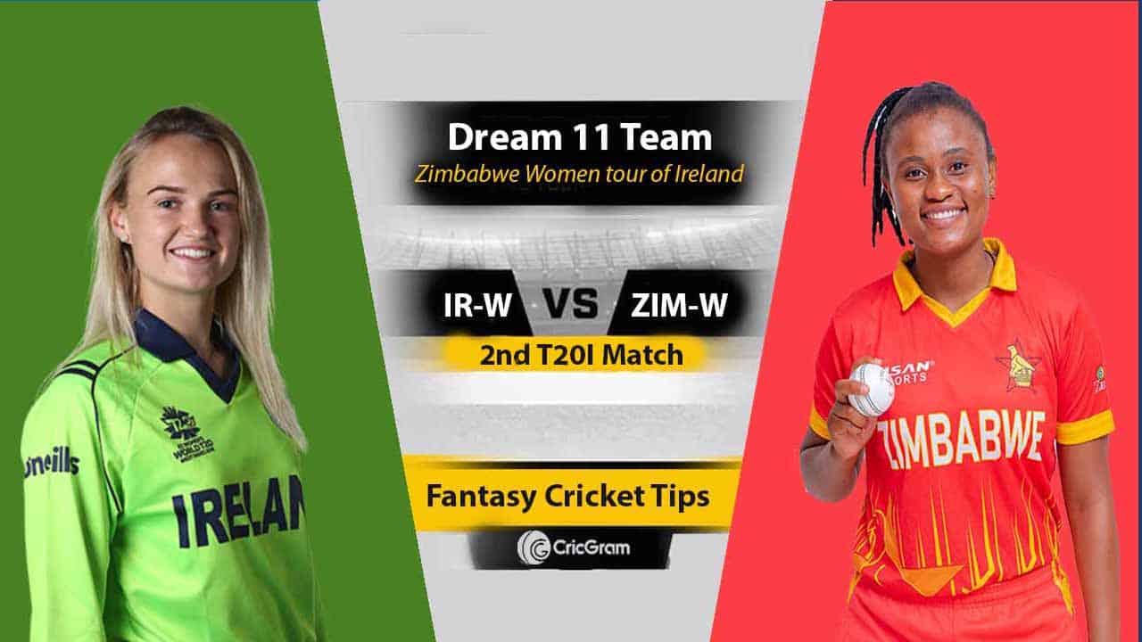 IR-W vs ZM-W Dream 11 Team, 2nd T20I Zimbabwe Women tour of Ireland