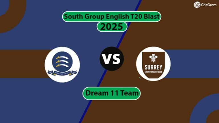 MID vs SUR Dream 11 Team, South Group English T20 Blast