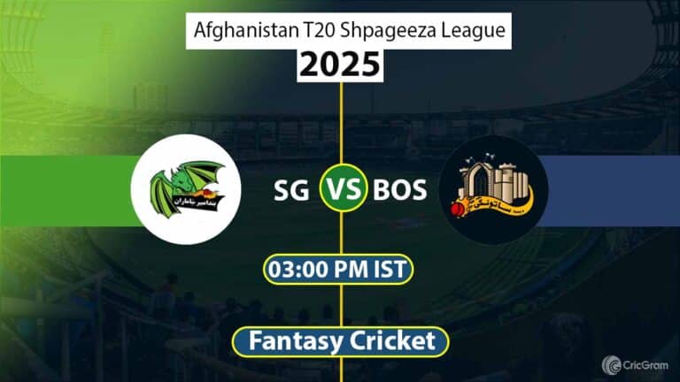 SG vs BOS Dream11 Prediction Today Fantasy Tips, Best Picks And Playing 11 For 20th Match
