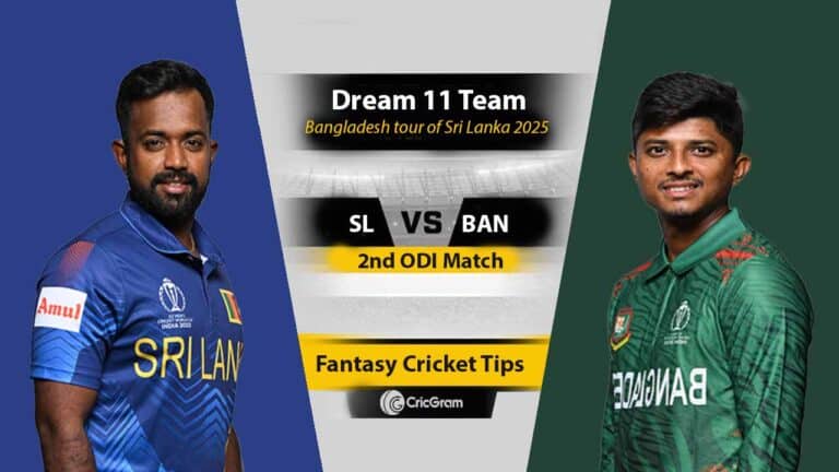 SL vs BAN Dream11 Prediction Today, Playing 11 for 2nd ODI