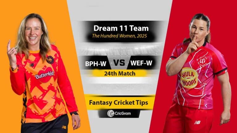 BPH-W vs WEF-W Dream 11 Team, 24th The Hundred Women
