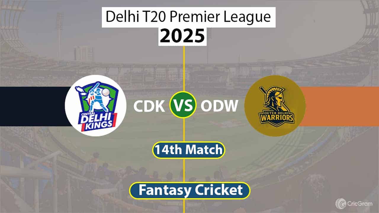 CDK vs ODW Dream 11 Team, 14th Match Delhi T20 Premier League