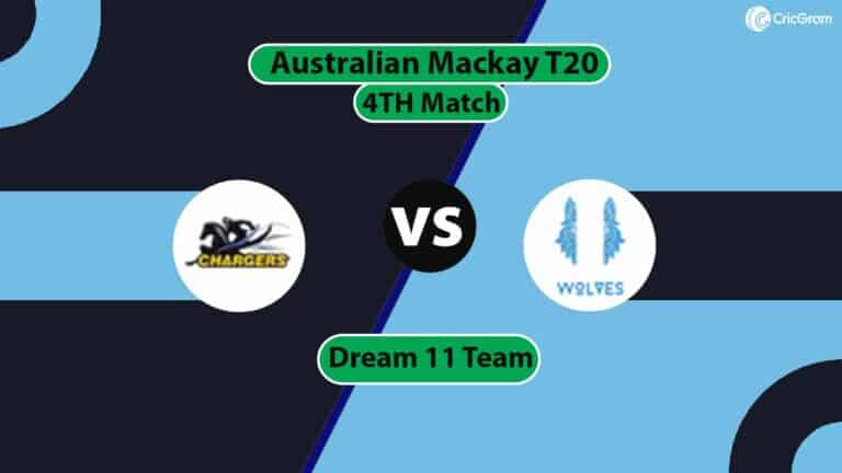 CHR vs WLV Dream 11 Team, 4th Match Australian Mackay T20