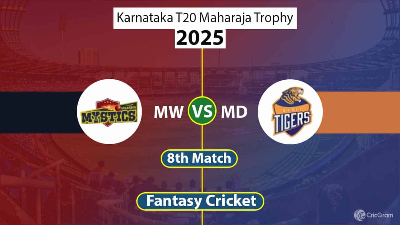GMY vs BB Dream 11 Team, 8th Match Karnataka T20 Maharaja Trophy