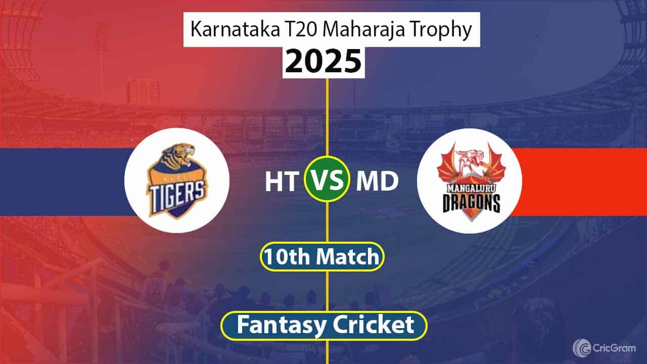 HT vs MD Dream 11 Team, 10th Match Karnataka T20 Maharaja Trophy