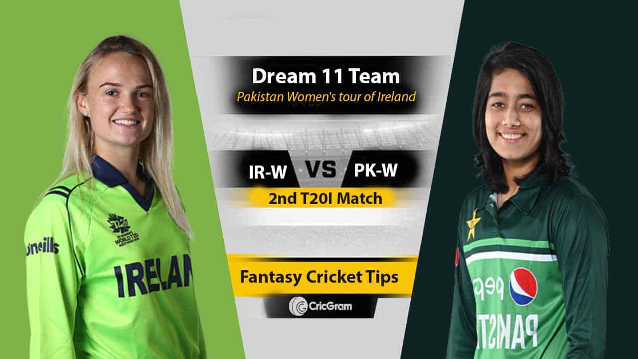 IR-W vs PK-W Dream 11 Team, 2nd T20I Pakistan Women's tour of Ireland