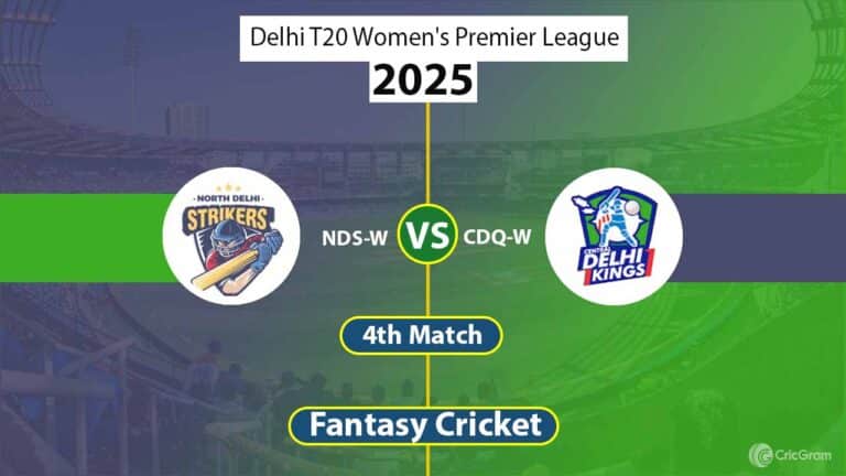 NDS-W vs CDQ-W Dream 11 Team, 4th Match Delhi T20 Women's Premier League