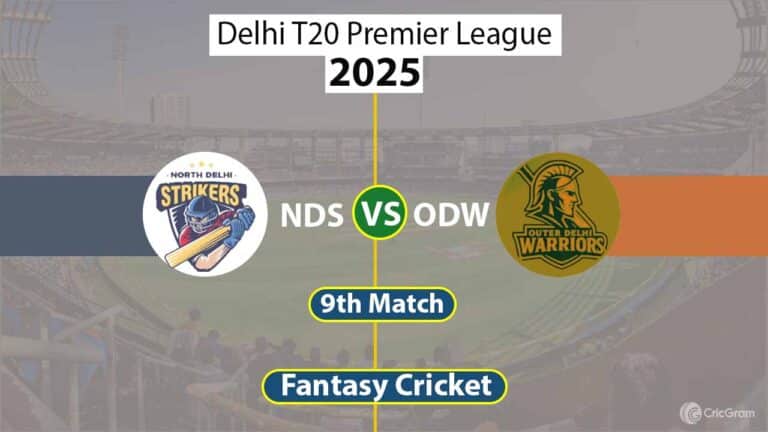 NDS vs ODW Dream 11 Team, 9th Match Delhi T20 Premier League