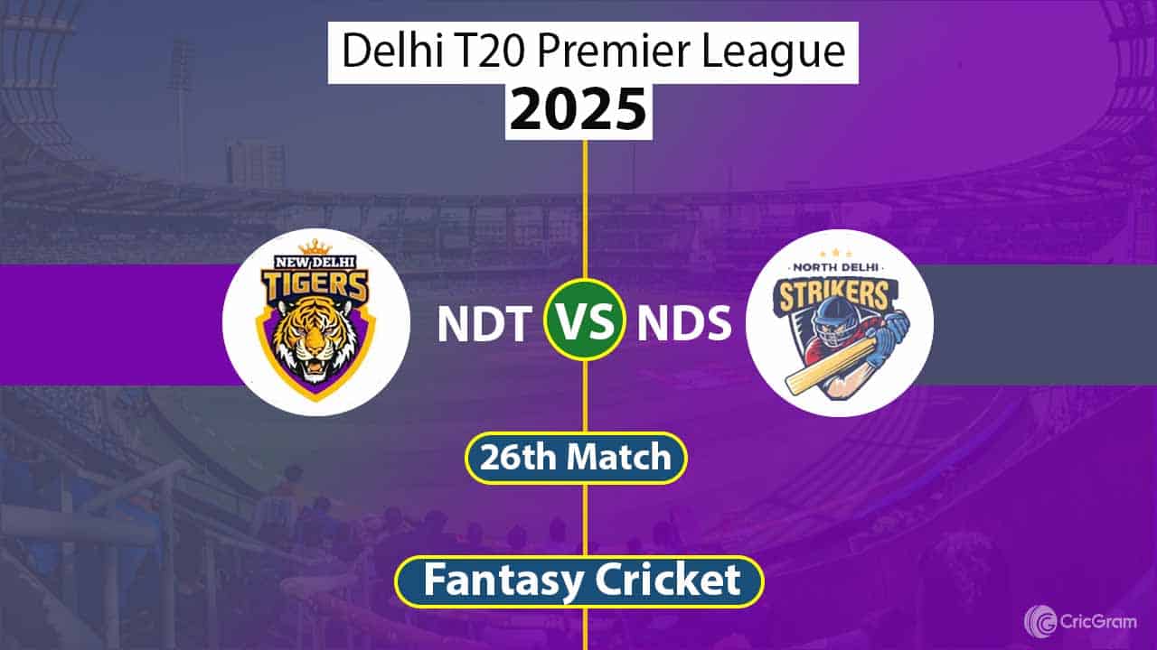 NDT vs NDS Dream 11 Team, 26th Match Delhi T20 Premier League