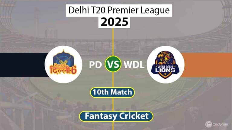 PD vs WDL 10TH Match Delhi T20 Premier League