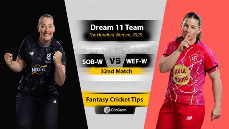 SOB-W vs WEF-W Dream 11 Team, 32nd Match The Hundred Women