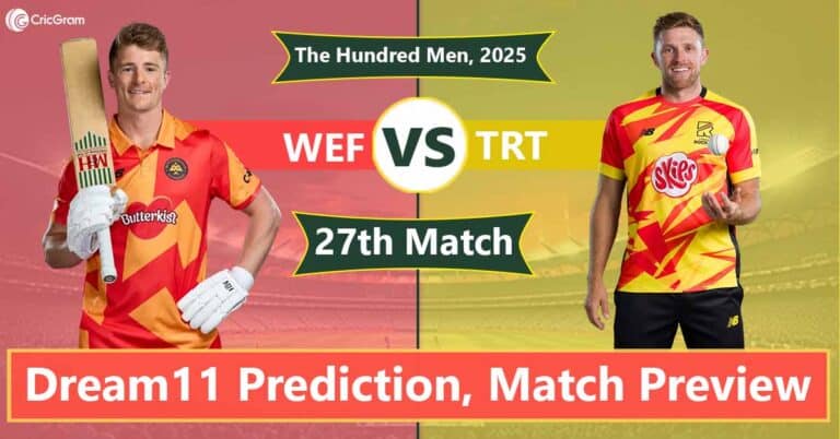 WEF vs TRT 27th Match Preview, Pitch Report 2025