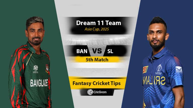 Bangladesh vs Sri Lanka, 5th Match, Group B, 2025
