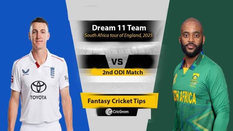 ENG vs SA Dream 11 Team, 2nd ODI South Africa tour of England
