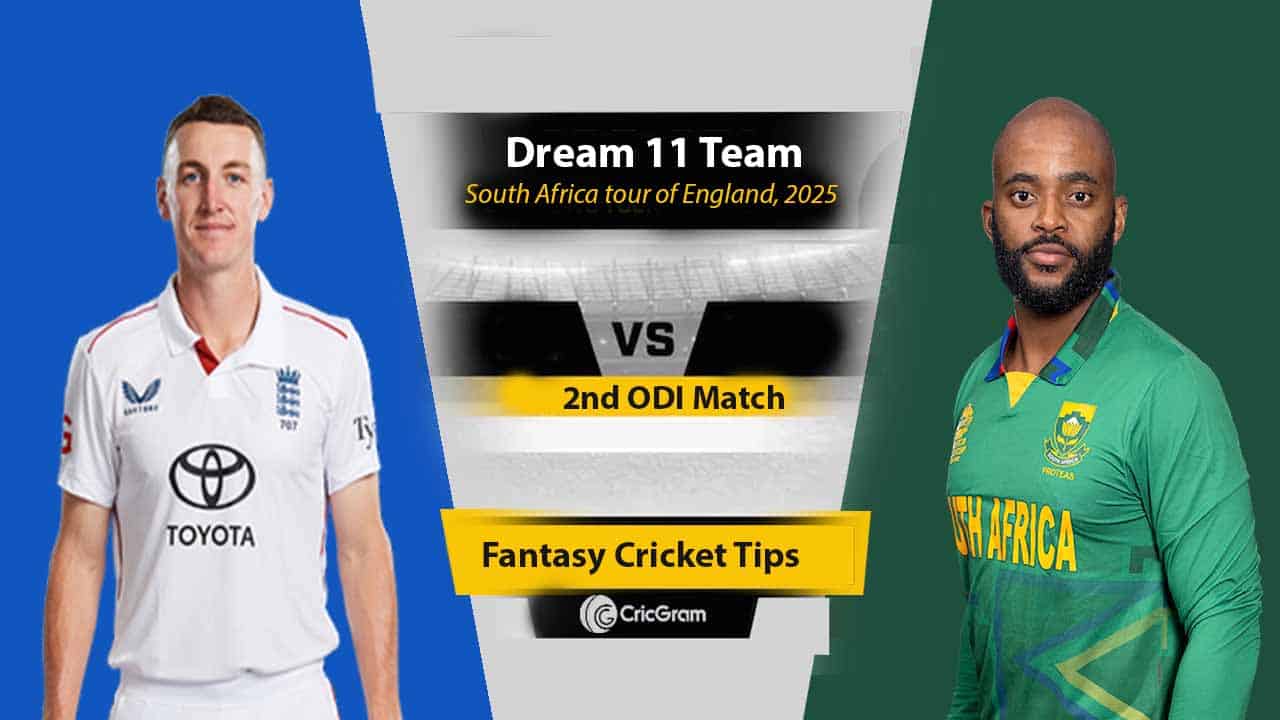ENG vs SA Dream 11 Team, 2nd ODI South Africa tour of England