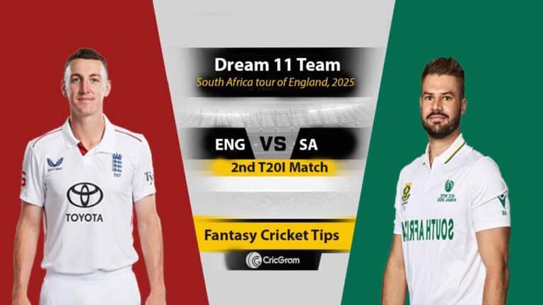 ENG vs SA Dream11 Prediction Today – Fantasy Tips, Best Picks & Playing 11 For 2nd T20I