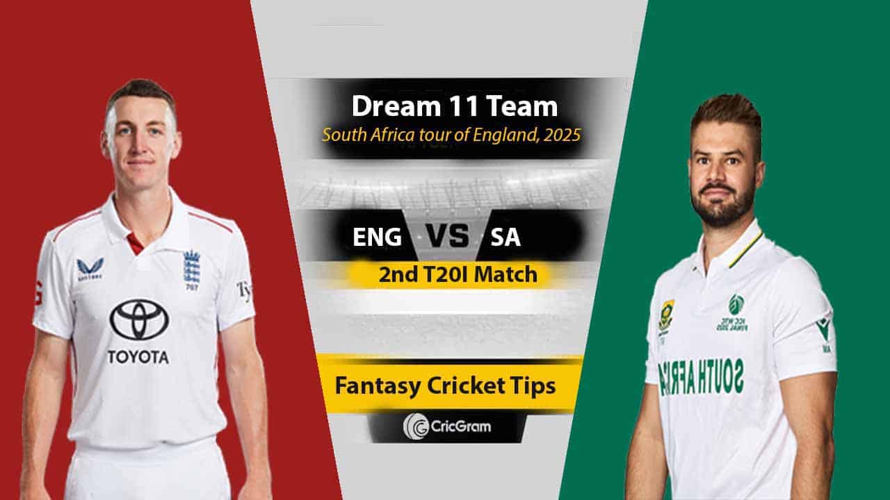 ENG vs SA Dream11 Prediction Today – Fantasy Tips, Best Picks & Playing 11 For 2nd T20I