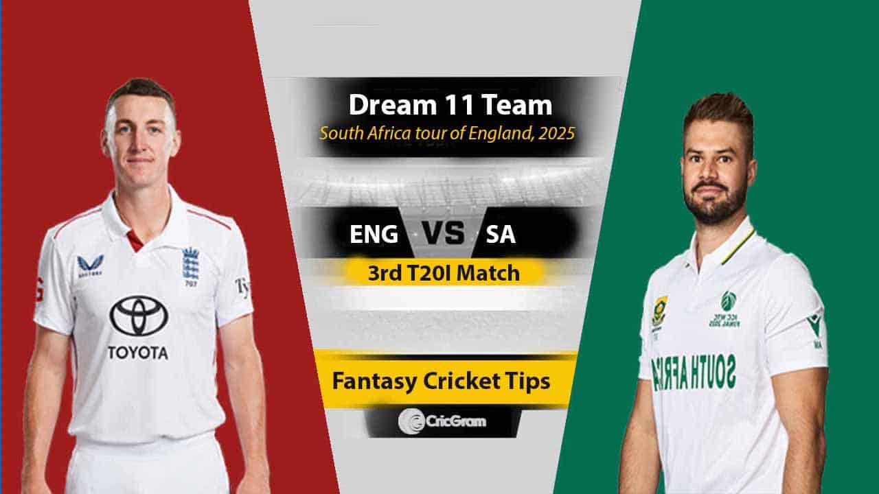 ENG vs SA Dream11 Prediction Today – Fantasy Tips, Best Picks & Playing 11 For 3rd T20I