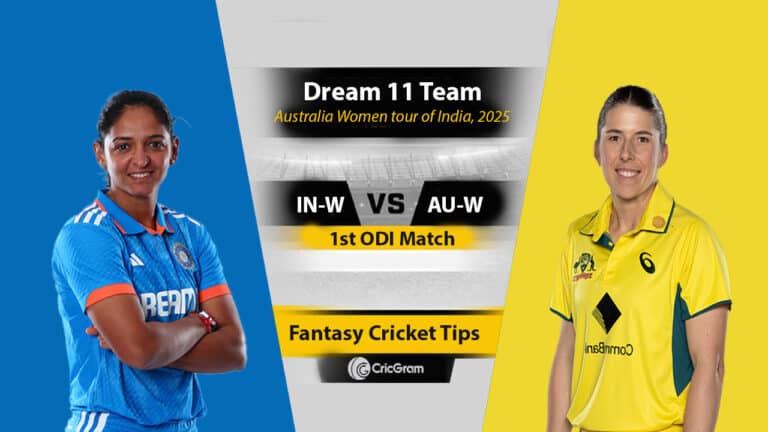 IN-W vs AU-W Dream 11 Team, 1st ODI Australia Women tour of India