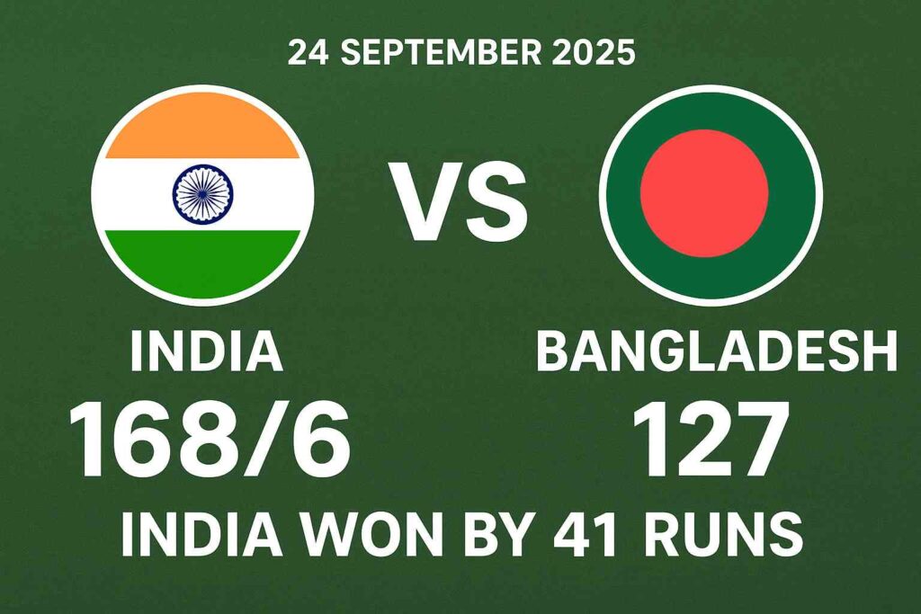 IND vs BAN Asia Cup 2024 Match