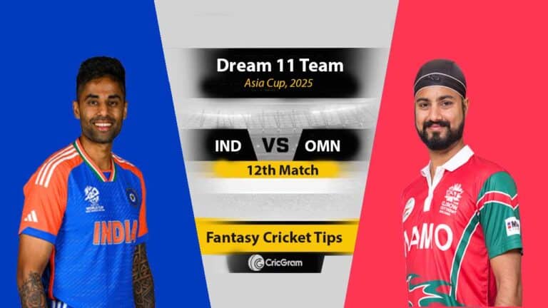 IND vs OMN Dream 11 Team, 12th T20I Asia Cup 2025