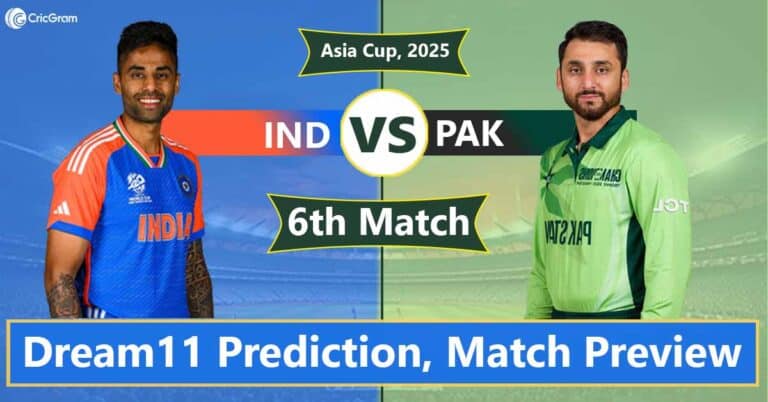 IND vs PAK Dream 11 Team, 6th T20I Asia Cup 2025