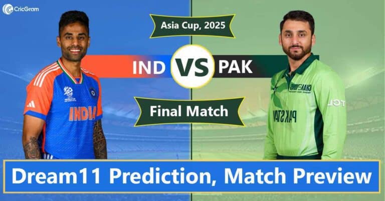 IND vs PAK Dream11 Prediction Today