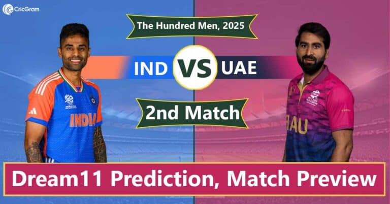 IND vs UAE Dream 11 Team, 2nd T20I Asia Cup 2025