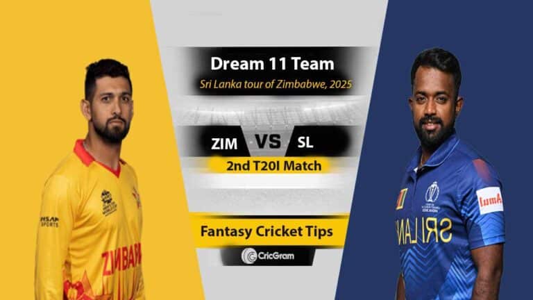 ZIM vs SL Dream 11 Team, 2nd T20I Sri Lanka tour of Zimbabwe