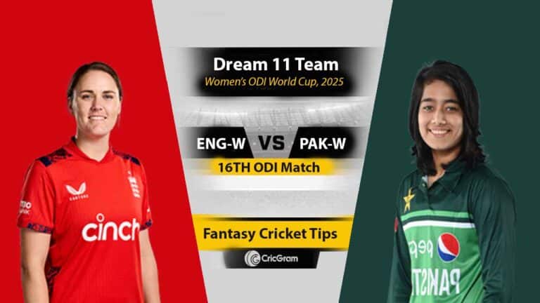 ENG-W vs PAK-W Dream11 Prediction Today